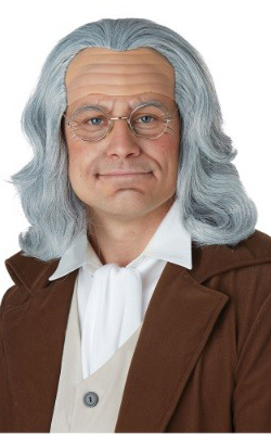 Adult Ben Franklin Wig