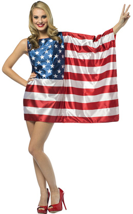 Flag Dress Costume for Women