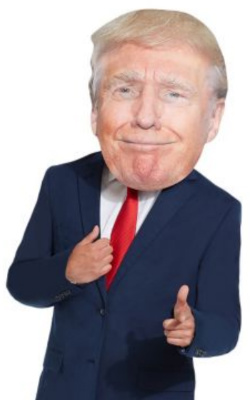 Giant Donald Trump Mask