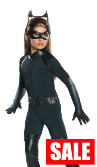 Deluxe Child Catwoman Costume Dark Knight