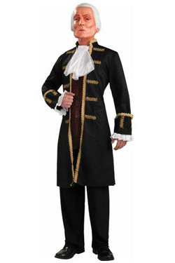 Adult George Washington Costume with Mask