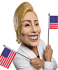 Hillary Clinton Halloween Mask