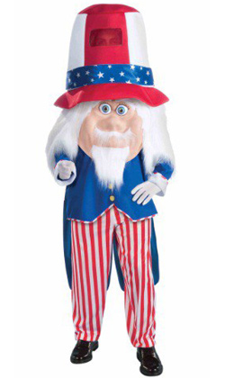 Uncle Sam Mascot Costume